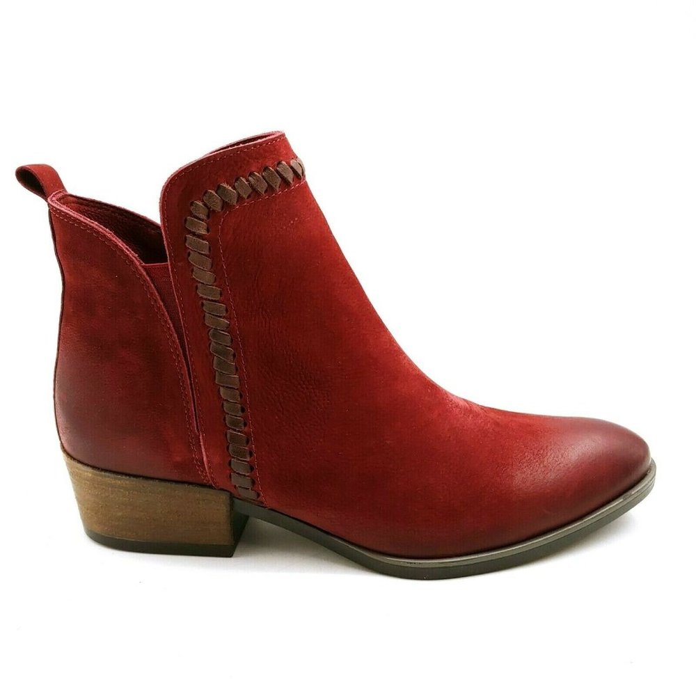 Bueno Womens Lodi Suede Pointed Toe Ankle Boots 39